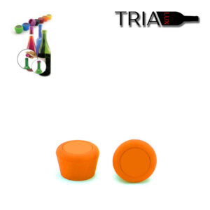 Silicon Wine Stopper Orange