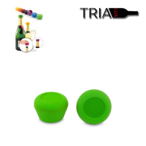 Silicone Champagne Cap Green