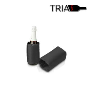 Pulltex Wine Wrap Instant Bottle Cooler Black