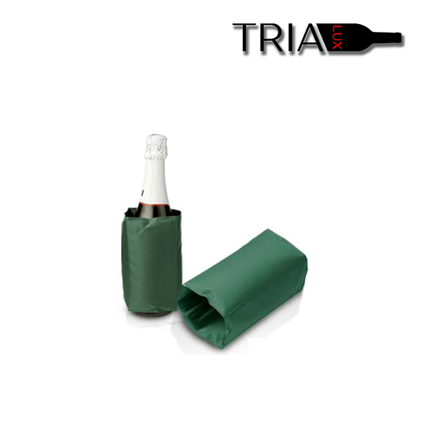 Pulltex Wine Wrap Instant Bottle Cooler Green